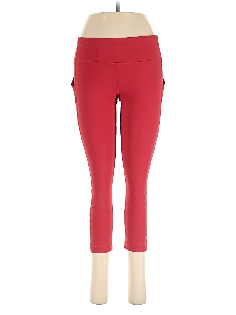 Pre-owned Lululemon Athletica Active Pants In Red