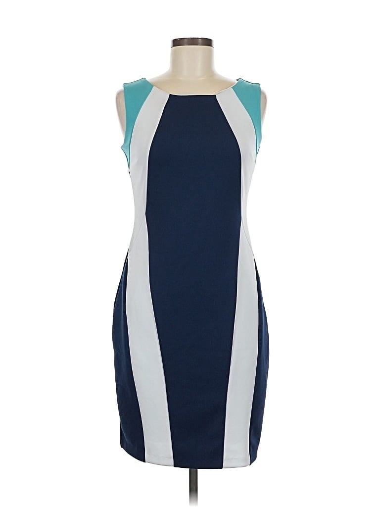 Pre-owned Cynthia Rowley Tjx Cocktail Dress In Blue