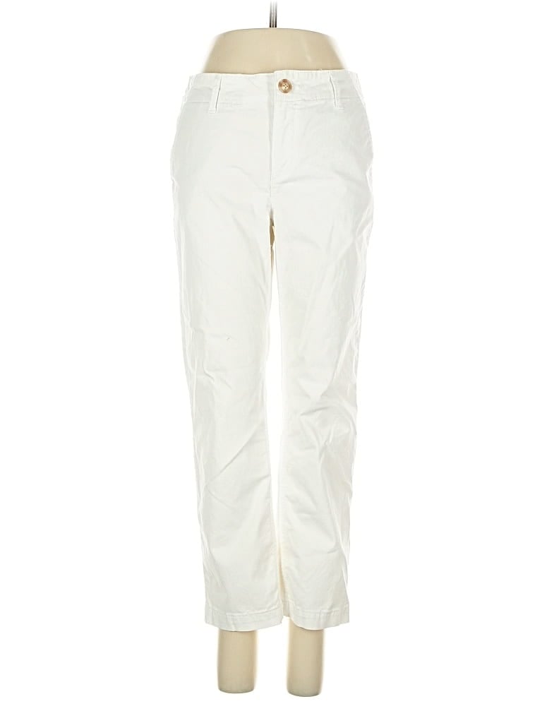 Pre-owned Ann Taylor Loft Casual Pants In White