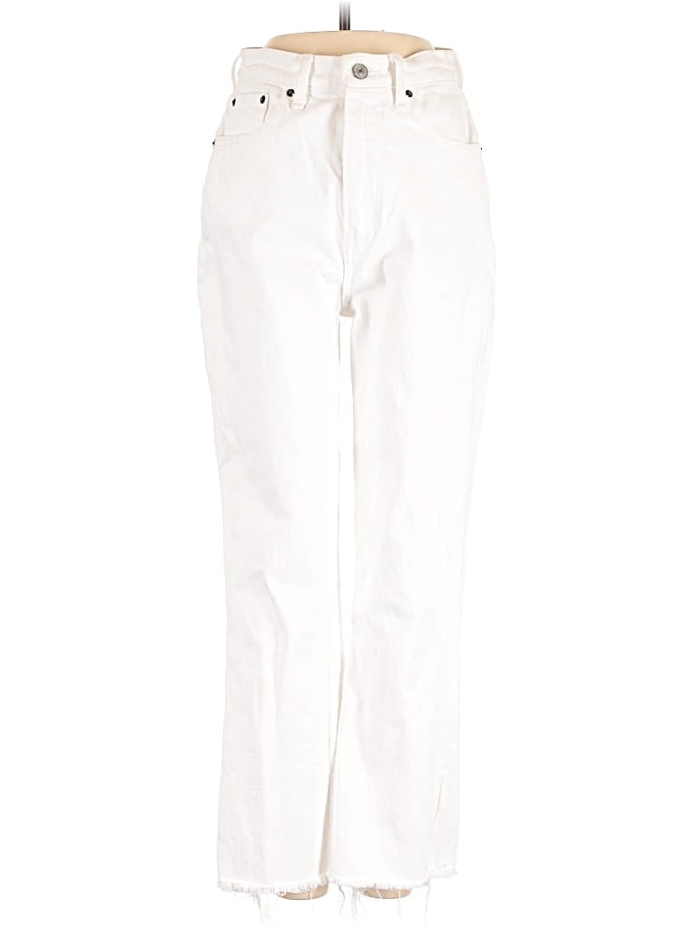 Pre-owned Abercrombie & Fitch Casual Pants In White