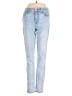 7 For All Mankind Hearts Blue Jeans Size 25 waist - photo 1