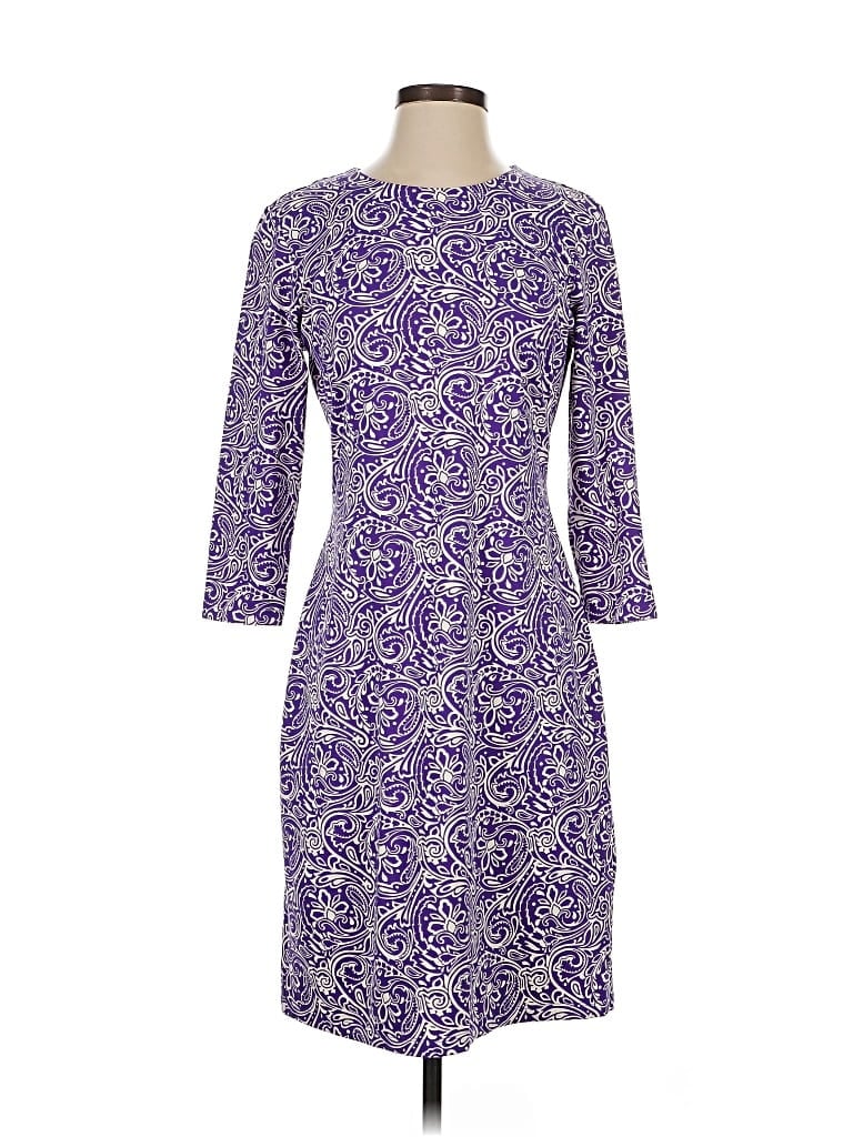 Pre-owned J. Mclaughlin Casual Dress In Purple