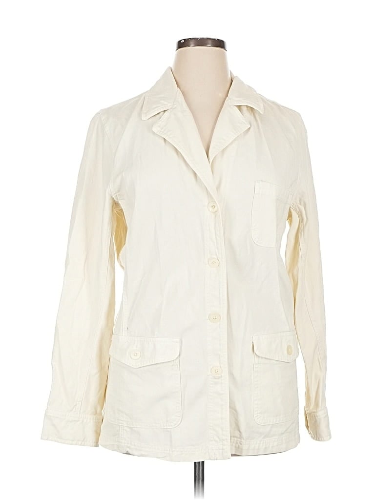 Pre-owned Carole Little Jacket In White