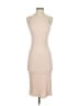Zara Solid Tan Cocktail Dress Size S - photo 1
