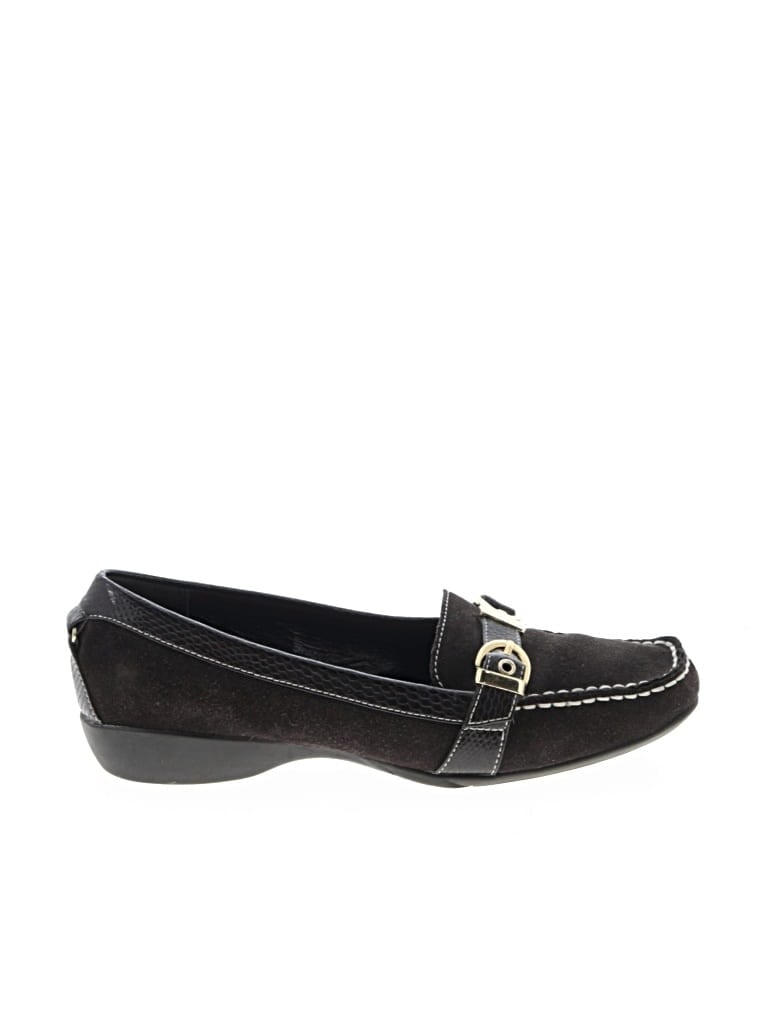 Pre-owned Etienne Aigner Flats In Brown