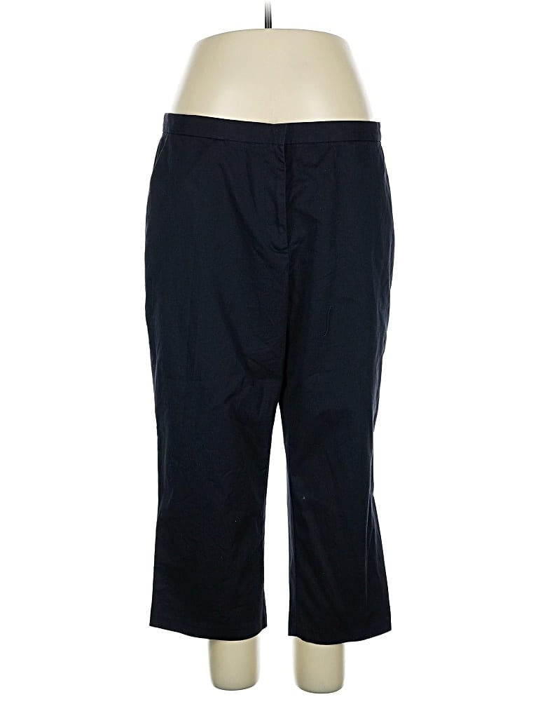 Pre-owned Lands' End Casual Pants In Blue