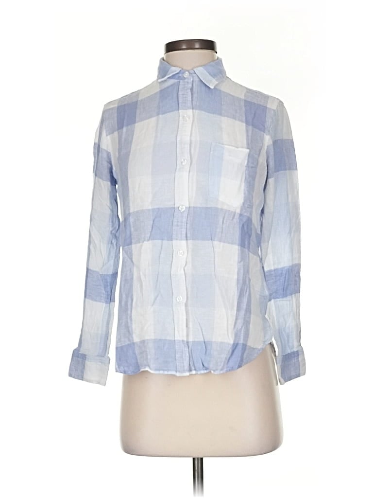 Pre-owned Rails Long Sleeve Button Down Shirt In Blue