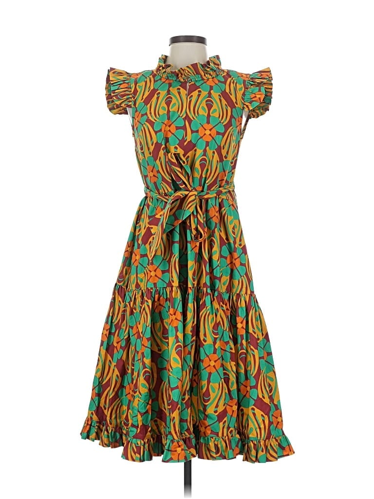 Pre-owned La Doublej Casual Dress In Green