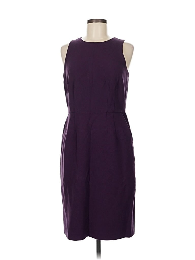 Pre-owned Ann Taylor Loft Cocktail Dress In Purple
