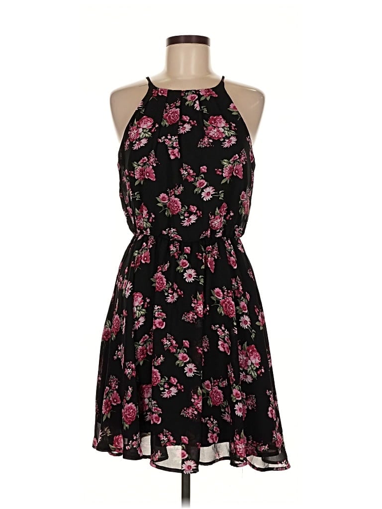 Pre-owned Mi Ami Casual Dress In Black