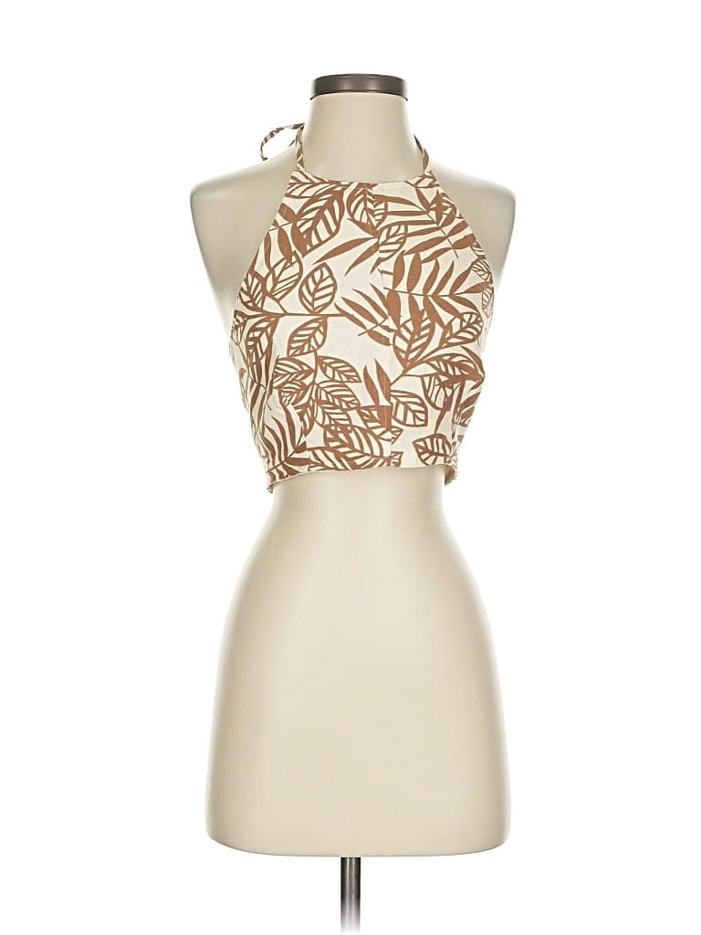 Pre-owned House Of Harlow 1960 Sleeveless Blouse In White