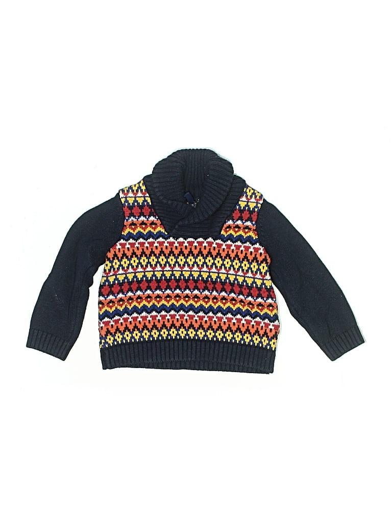 Pre-owned Janie And Jack Kids' Sweater Vest In Blue