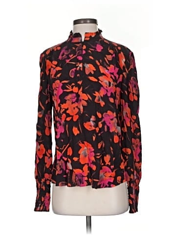 Go By Go Silk Long Sleeve Silk Top (view 1)