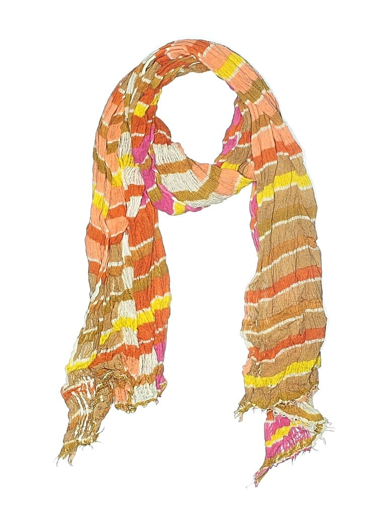 Pre-owned Unbranded Scarf In Orange