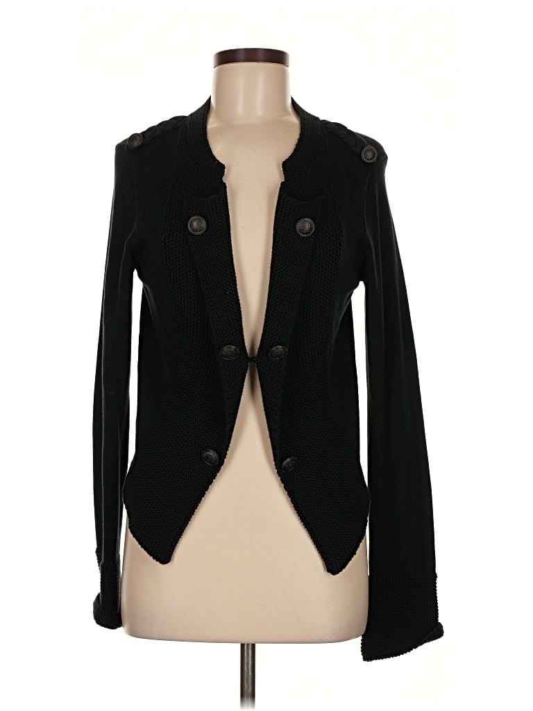 Pre-owned Inc International Concepts Cardigan Sweater In Black