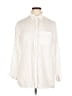 Zara Basic Ivory Long Sleeve Button-Down Shirt Size XL - photo 1