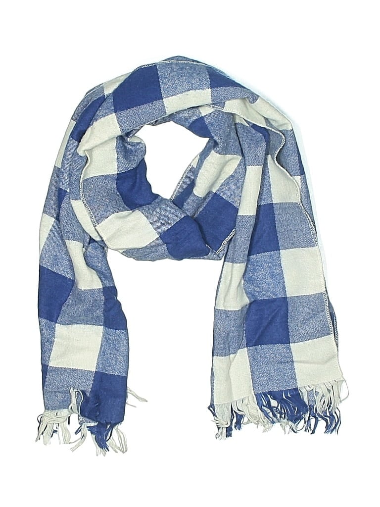 Pre-owned Unbranded Scarf In Blue
