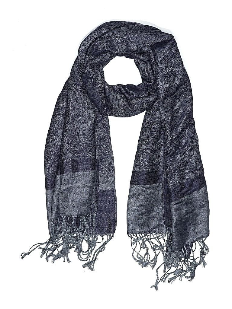 Pre-owned Unbranded Scarf In Blue