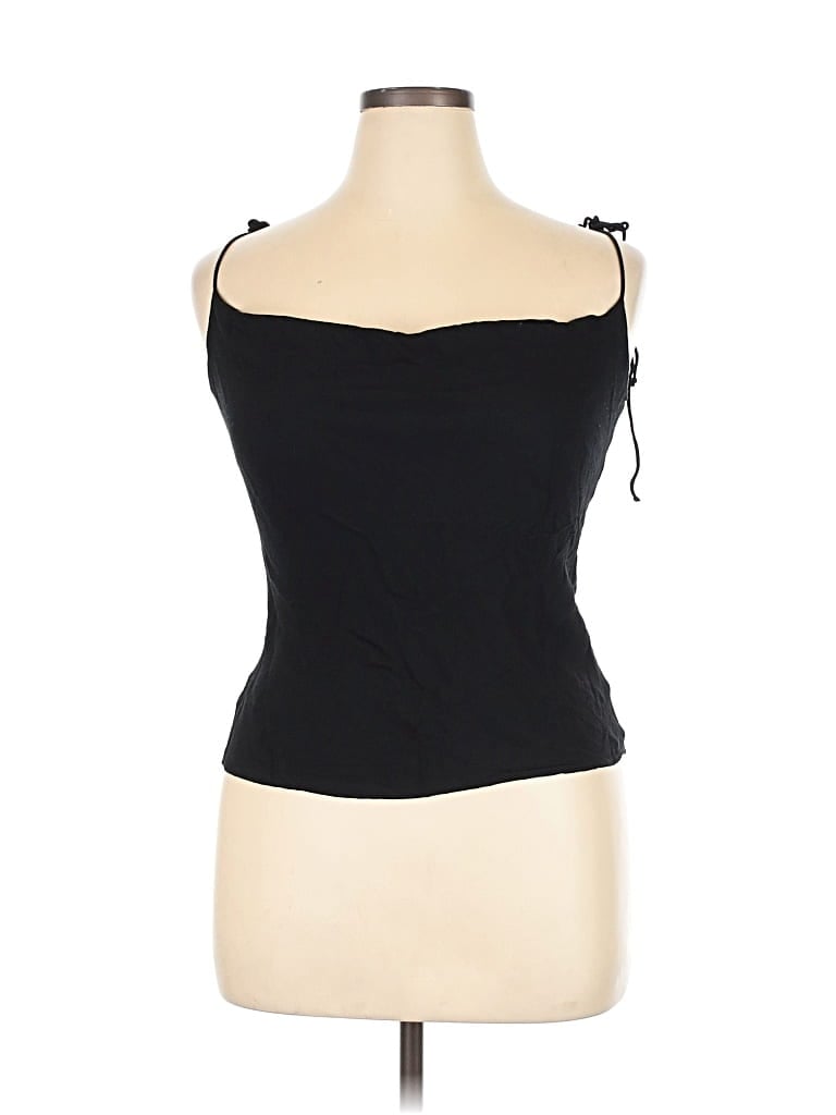 Pre-owned Reformation Sleeveless Top Black Strapless Neckline Tops