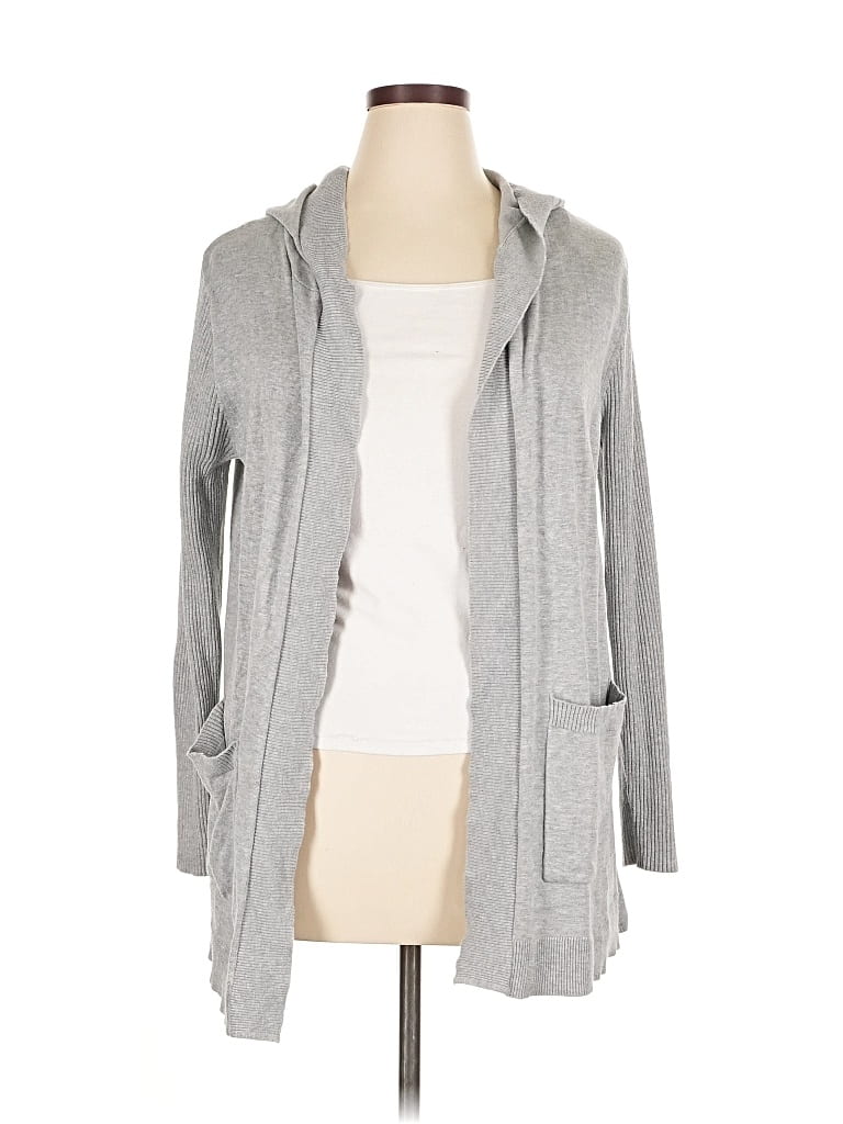Pre-owned Lety & Me Cardigan Sweater In Gray