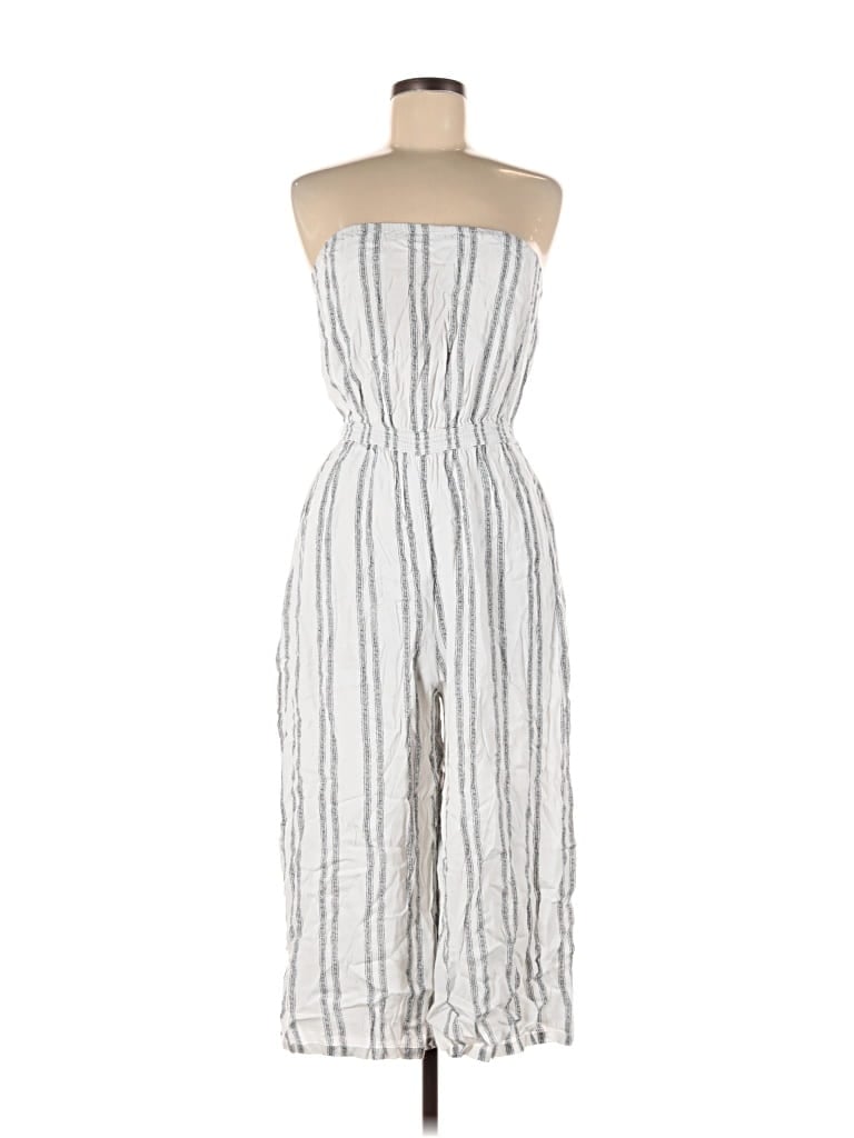 Pre-owned Silence And Noise Jumpsuit In White