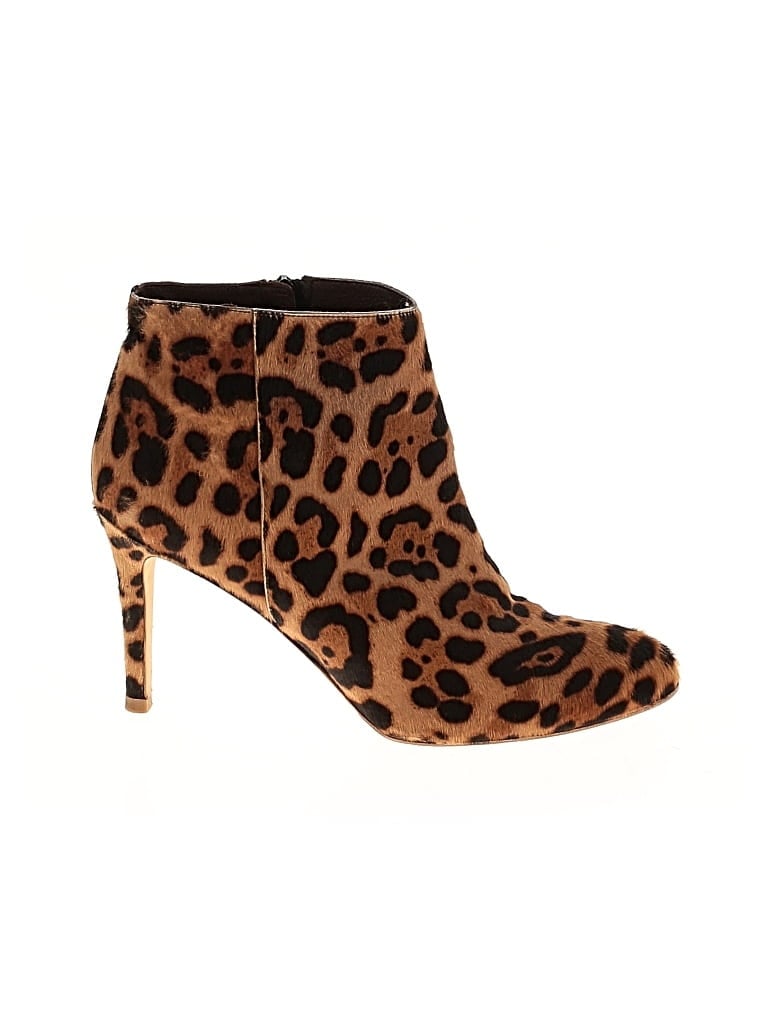 Pre-owned J.crew Collection Ankle Boots In Brown