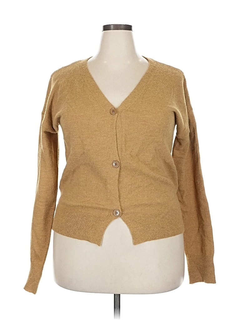 UNBRANDED Pre-owned Cardigan Sweater In Brown