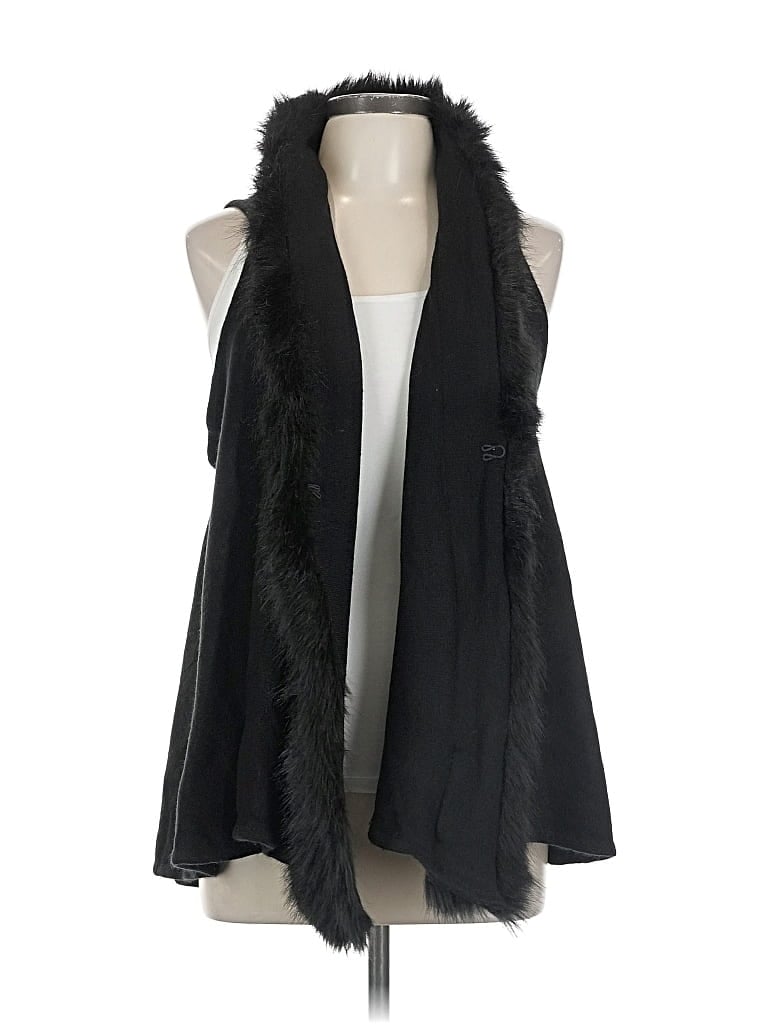 Pre-owned Unbranded Cardigan Sweater In Black