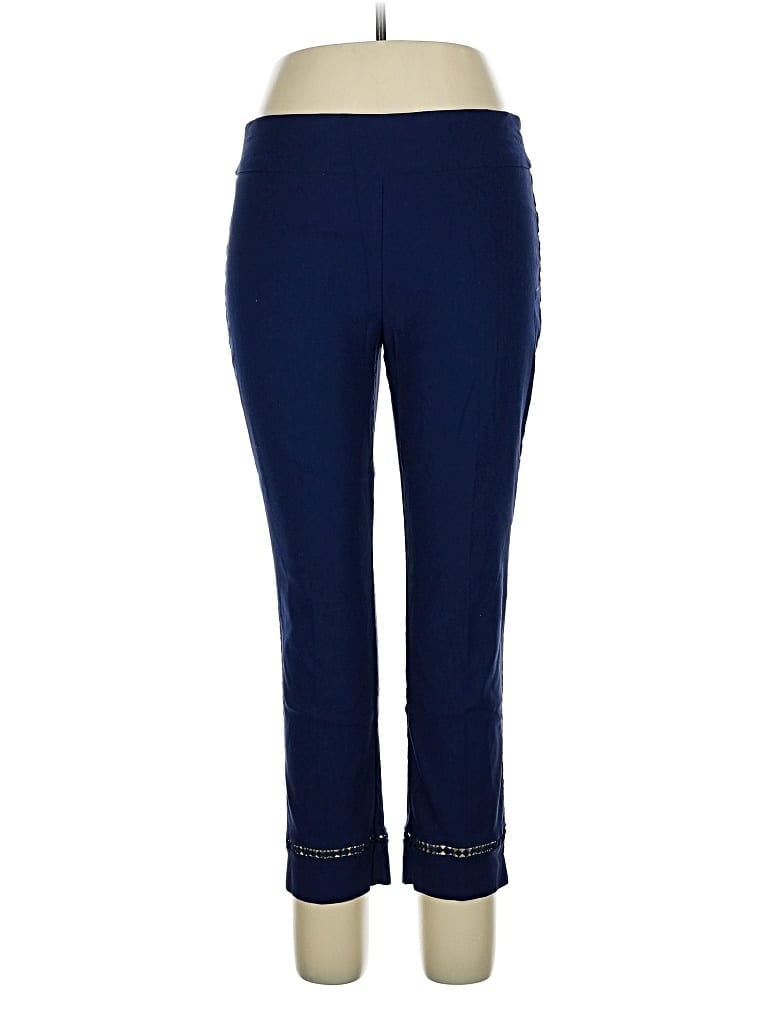Pre-owned Crown & Ivy Active Pants In Blue