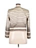 Talbots 100% Cotton Stripes Gold Ivory Jacket Size 14 (1X) - photo 2