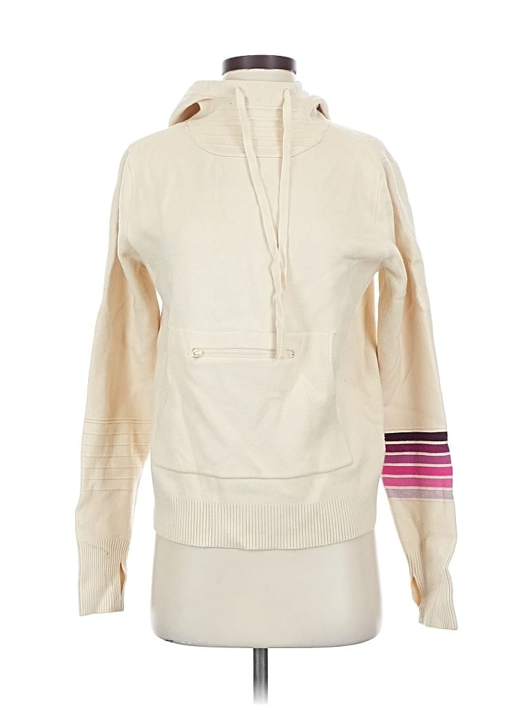 Pre-owned C&c California Pullover Hoodie In White