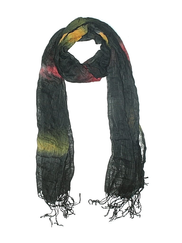 Pre-owned Unbranded Scarf In Black