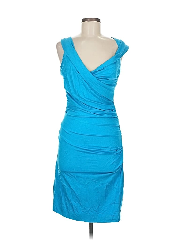 Pre-owned Diane Von Furstenberg Cocktail Dress In Blue