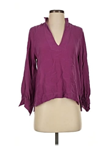 Joie 3/4 Sleeve Silk Top (view 1)