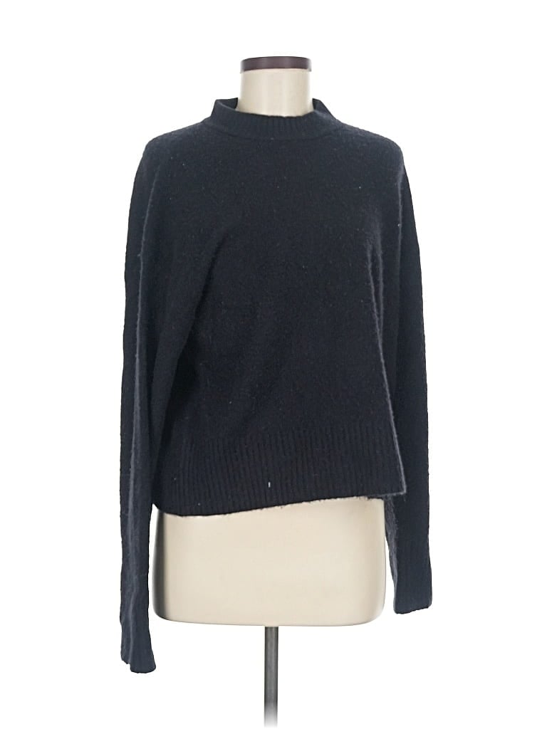Pre-owned J.crew Factory Store Turtleneck Sweater In Black