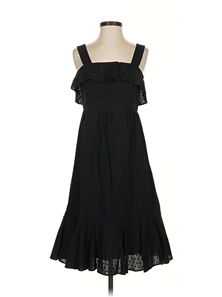 Pre-owned J.crew Factory Store Casual Dress In Black