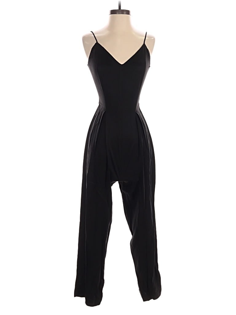 Pre-owned Petite Sophisticate Jumpsuit In Black