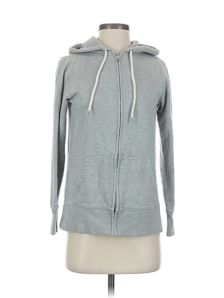 Pre-owned Unbranded Zip Up Hoodie In Gray