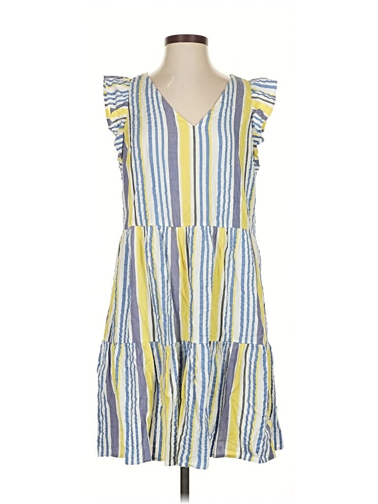 Pre-owned Ann Taylor Loft Casual Dress In Yellow