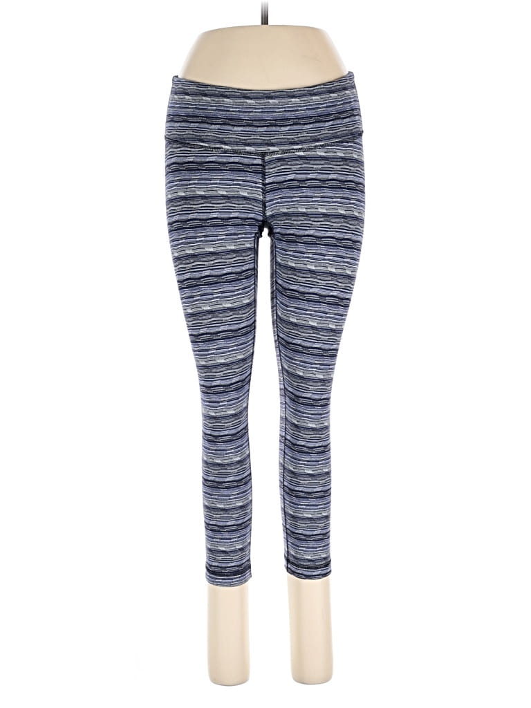 Pre-owned Lululemon Athletica Leggings In Blue