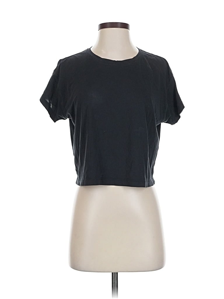 Pre-owned Lululemon Athletica Short Sleeve T-shirt In Black