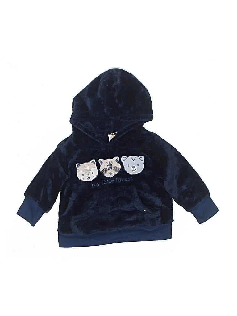 Pre-owned Assorted Brands Babies' Pullover Hoodie In Blue