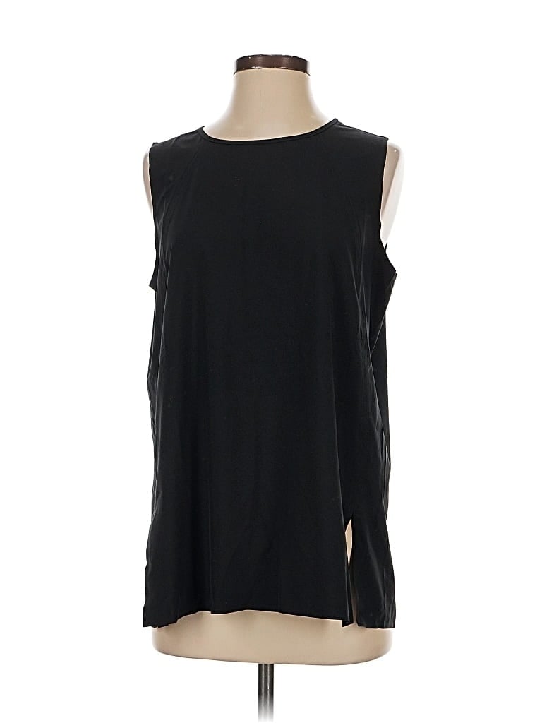 Pre-owned Athleta Sleeveless Top Black One Shoulder Neckline Tops