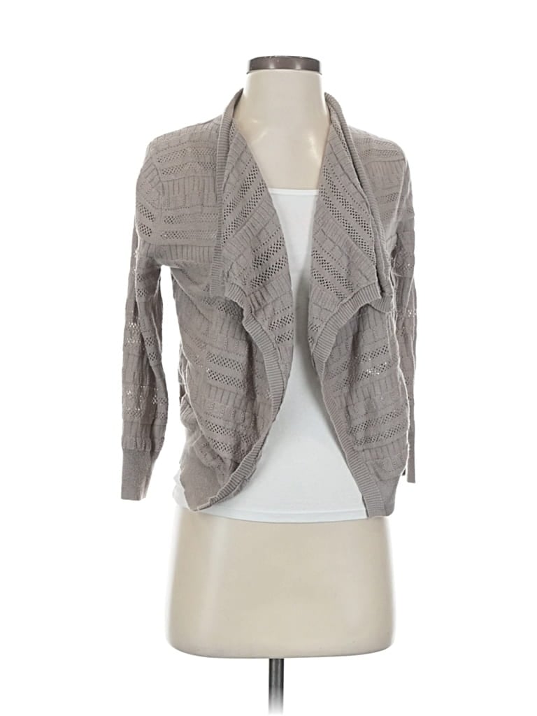Pre-owned Banana Republic Cardigan Sweater In Gray