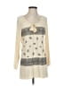 Vocal Ivory 3/4 Sleeve Blouse Size S - photo 1