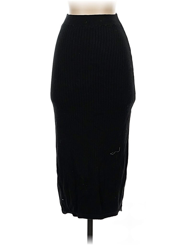 Pre-owned Free People Casual Skirt In Black