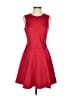 Ali Ro Solid Red Cocktail Dress Size 4 - photo 1