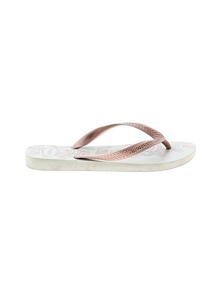 Pre-owned Havaianas Flip Flops In Brown