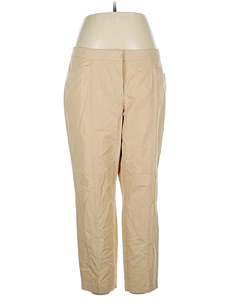 Pre-owned Lafayette 148 Khaki Pant In Brown