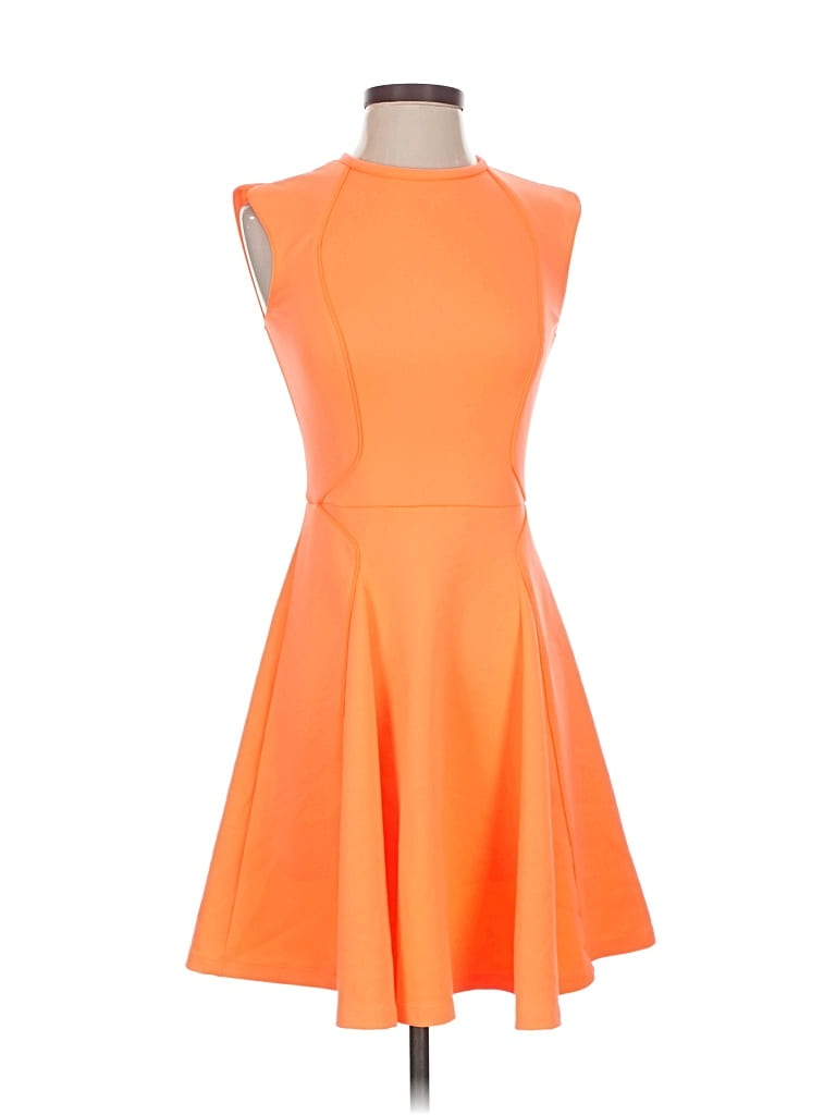 Pre-owned Ted Baker Cocktail Dress In Orange